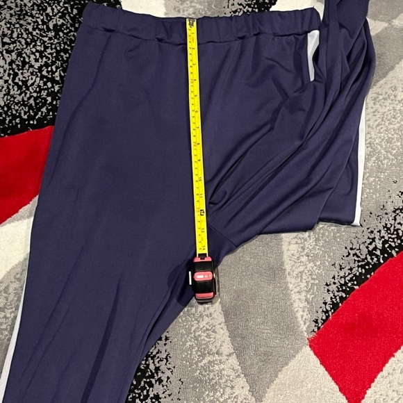 SHEIN Contrast Panel Zip-Up Hoodie Jacket & Jogger Pants 2-Piece Set Size XL - Picture 8 of 9